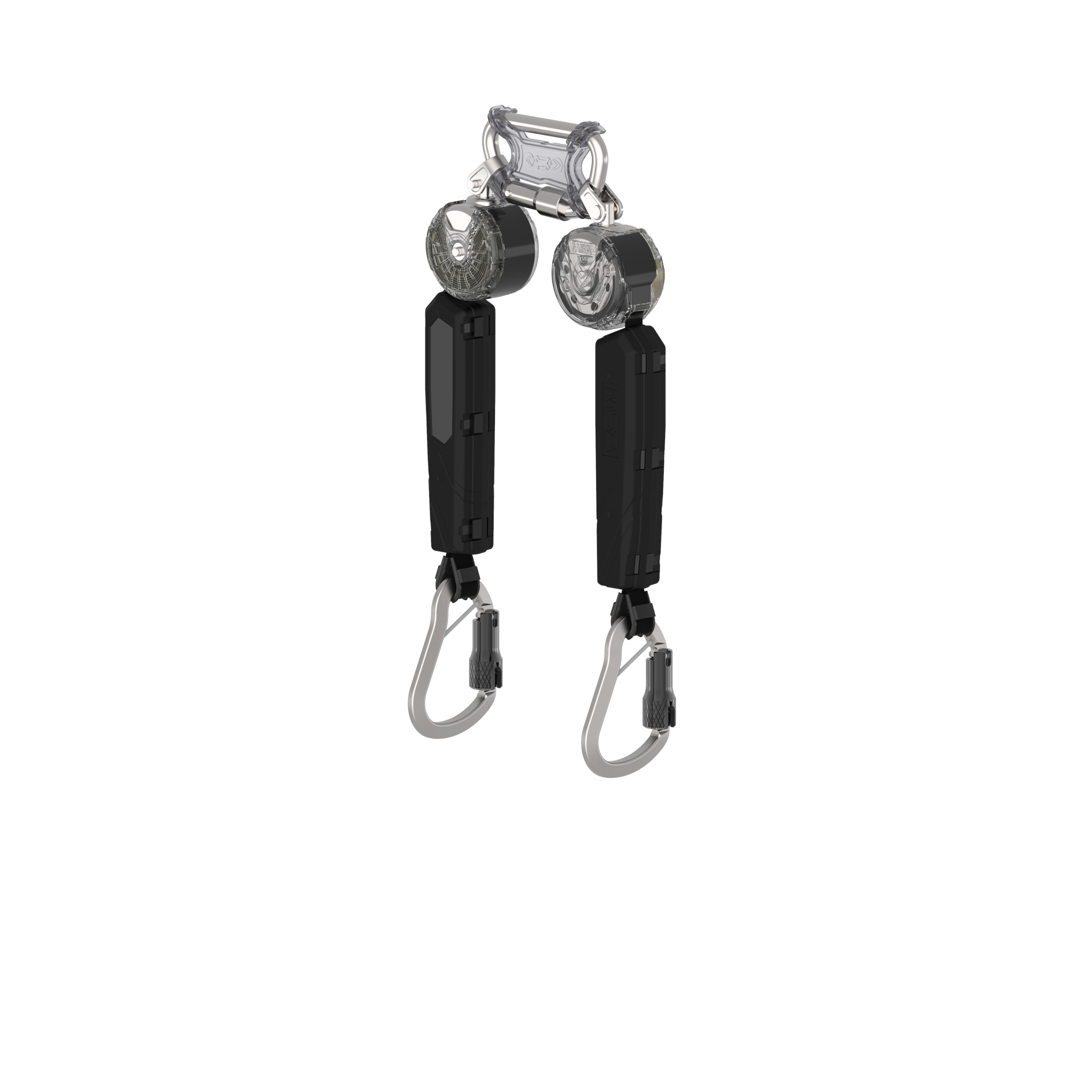V-TEC WEB PFL, 6' twin-leg, aluminum triple action carabiner, twin link aluminum triple action carabiner